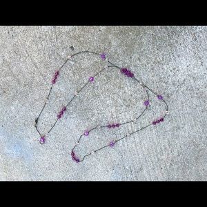 Long Station Bead Necklace